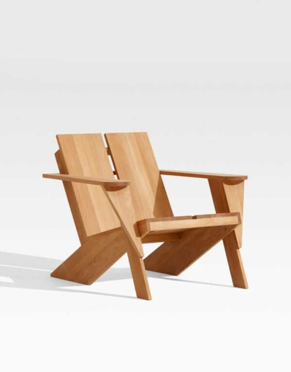 Wood Outdoor Chair - Image 2