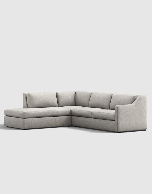 L Sectional Fabric Sofa